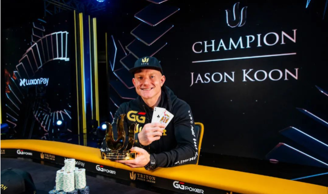 简讯 | Jason Koon赢得第八个Triton冠军头衔